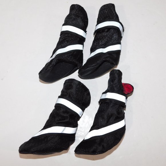 Top Paw Black Reflective Dog Bootie Fleece Lined - Picture 5 of 5